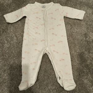 Janie & Jack Baby Girls Woodland Animal Sleeper Sz 6-9M